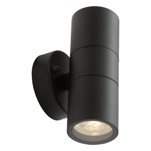 Ansell AACERO/WL/BLK Acero Bi-directional Wall Light Black