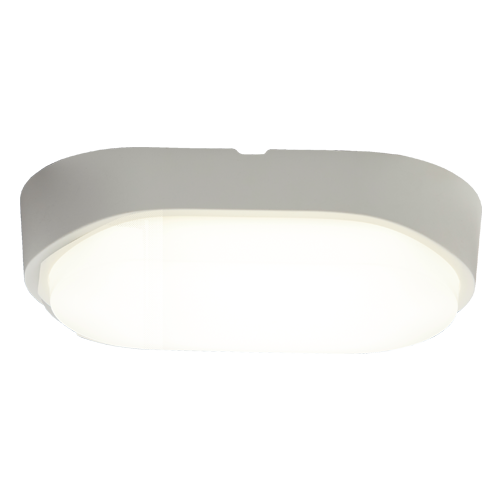 Ansell AHELED/OW 12W Helder CCT Oval Bulkhead White