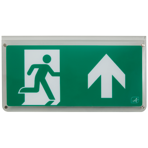 Ansell AHARLED/L/AU Harrier IP65 Blade Exit Sign Double Sided Legend Arrow Up