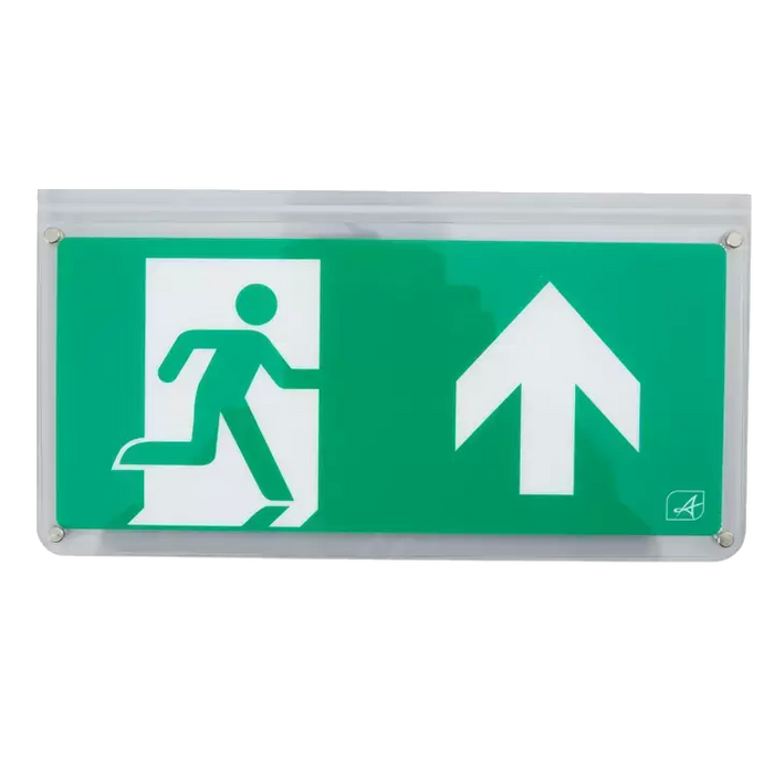 Ansell AKESLED/L/AU Kestrel Suspended Exit Sign Double Sided Legend Arrow Up