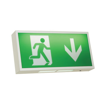 Ansell AWLED/3M Watchman LED 3M/NM WHI Exit Box & Legend