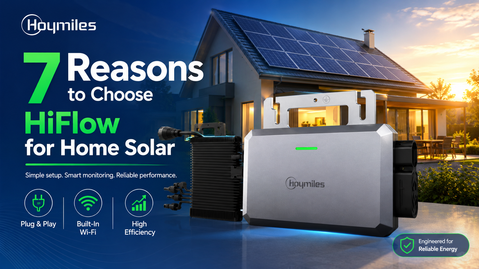 7 Reasons to Choose the Hoymiles HiFlow Microinverter for Home Solar