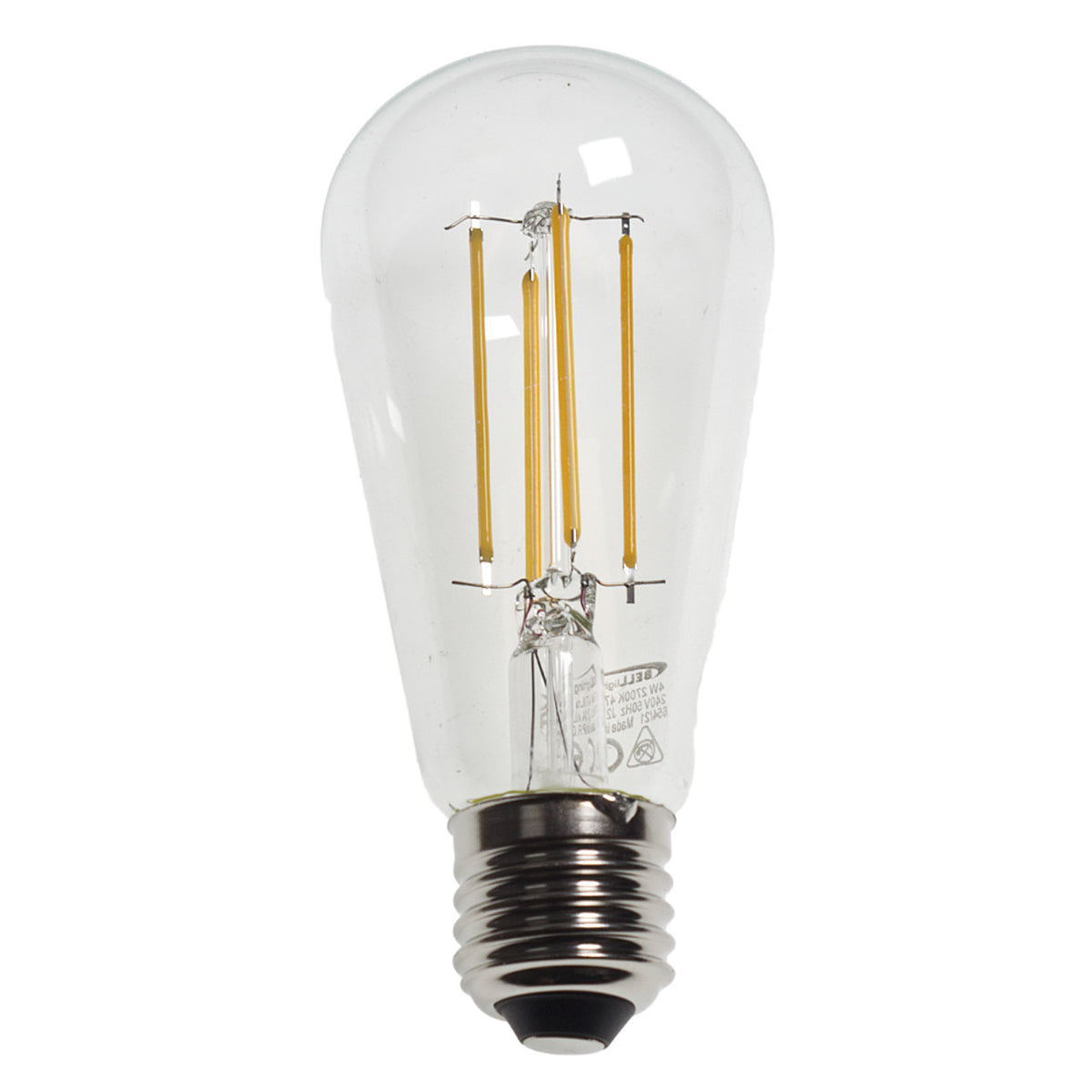 Bell 60776 LED 3.3W Clear Filament Squirrel Cage - ES - 2700K ...