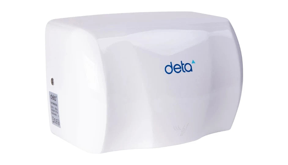 Deta Vimark 1011WH 1.0kW Compact High Speed Heavy Duty Hand Dryer - White