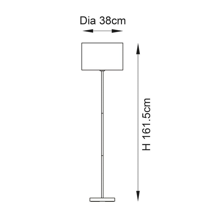 Endon Lighting 101694 Longshore Floor Lamp