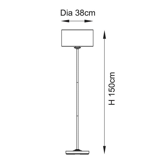 Endon Lighting 113461 Highclere Single Floor