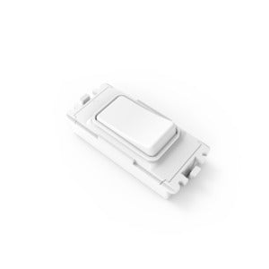 Forum Lighting CUL-42495 1 Gang Slim Grid Kinetic Switch On/Off Module White