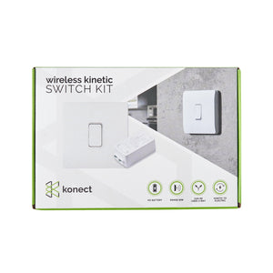 Forum Lighting CUL-44552 Single Kinetic Switch with Receiver Kit – White