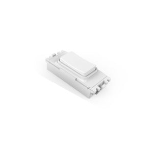 Forum Lighting CUL-42497 1 Gang, 2 way centre retractive, Slim Grid Kinetic Switch Dimmable Module White