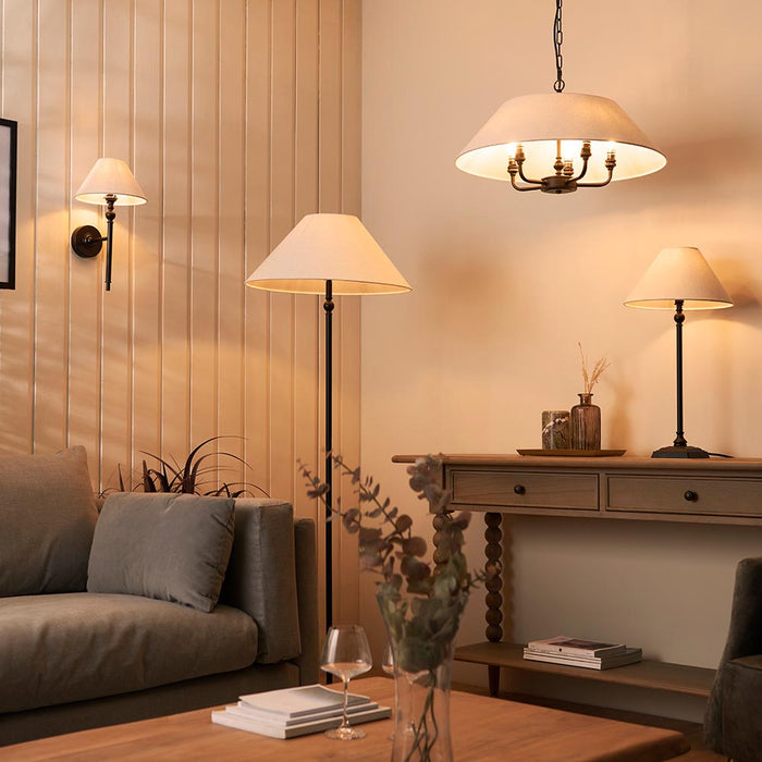 Endon Lighting 117830 Lille Floor Lamp