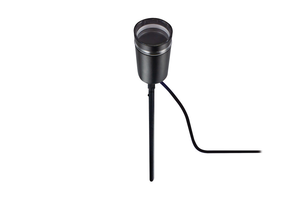 Integral Led ILDED051 OUTDOOR STAINLESS STEEL SPIKE SPOTLIGHT IP65 1xGU10 BLACK INTEGRAL