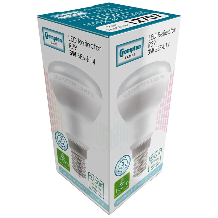 Crompton Lamps 12707 LED Reflector R39 Thermal Plastic 4.5W SES-E14
