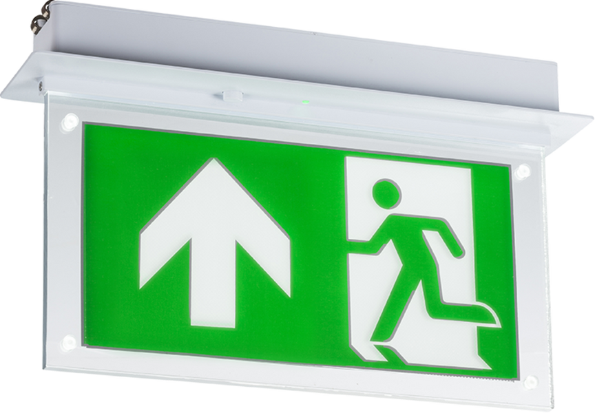 Knightsbridge EMLRECL Recessed LED Emergency Exit sign — Electricals Online