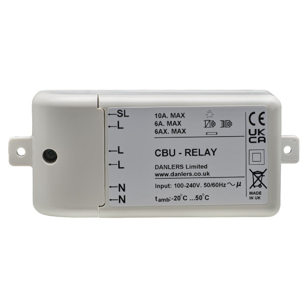 Casambi CBU-RELAY 10A Wireless Lighting Control Relay for LED Lights