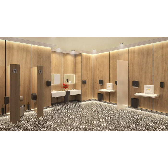 Dryflow DFES02BS EcoSlim HEPA Hand Dryer With Loniser Brushed Satin