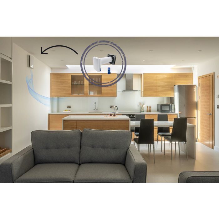 Blauberg VENTO-MIDI-AIR-GRY Midi-Air Decentralised Single Room Heat Recovery Grey
