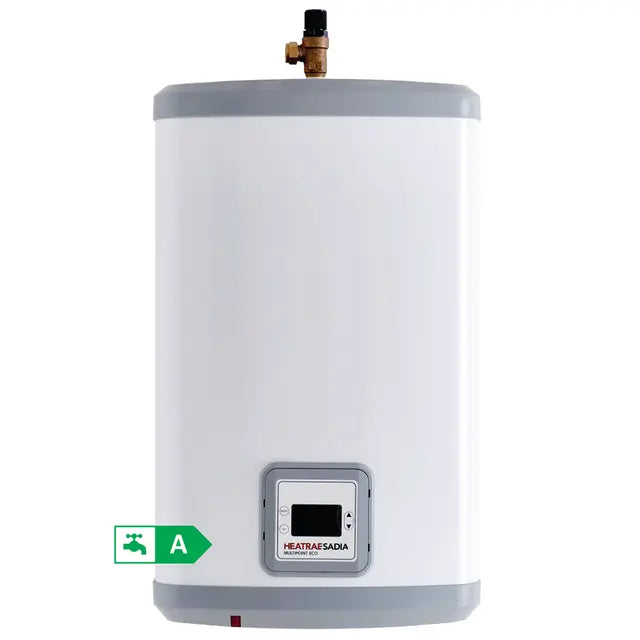 Heatrae 7693979 Sadia 30 Litre Multipoint Eco Small Vertical Unvented Water Heater 3kW
