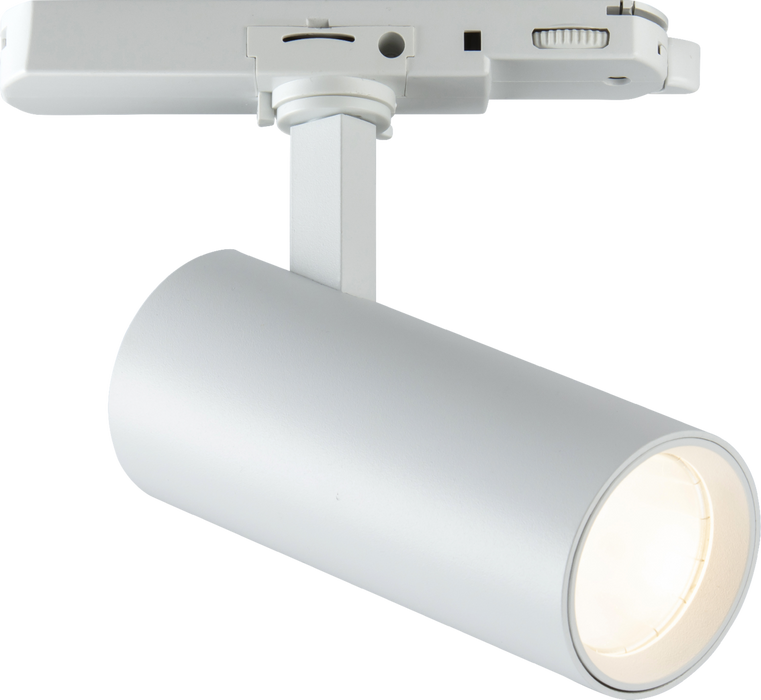 Knightsbridge AT14W Atlas 230V 3-Circuit Track IP20 14W LED Spotlight 3000K - Matt White
