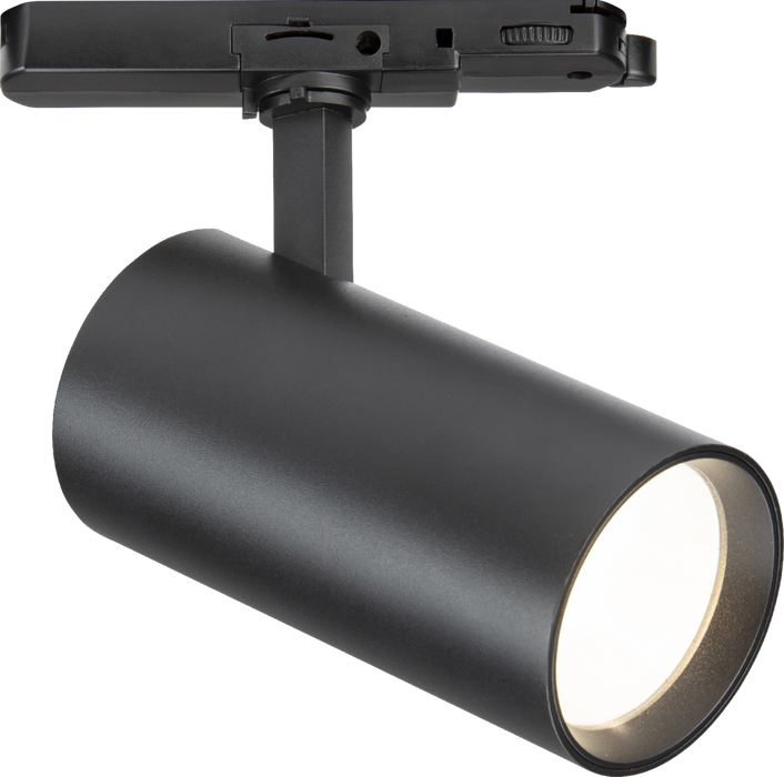 Knightsbridge AT24BK Atlas 230V 3-Circuit Track IP20 24W LED Spotlight 3000K - Matt Black