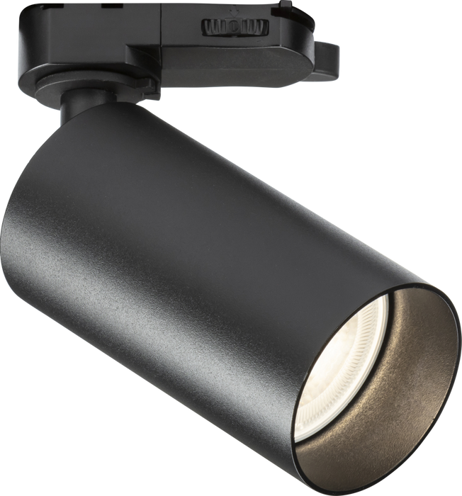 Knightsbridge LYN1BK LYNX 230V 3 Circuit Track System IP20 GU10 Single Spotlight - Matt Black