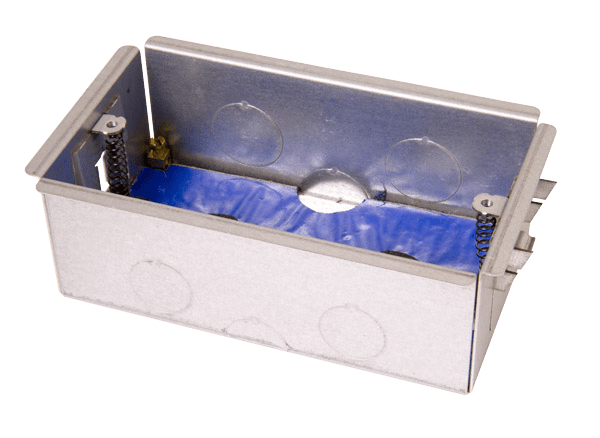 Click Scolmore WA4247 2 Gang 47mm Deep FlameGuard Dry Lining Box