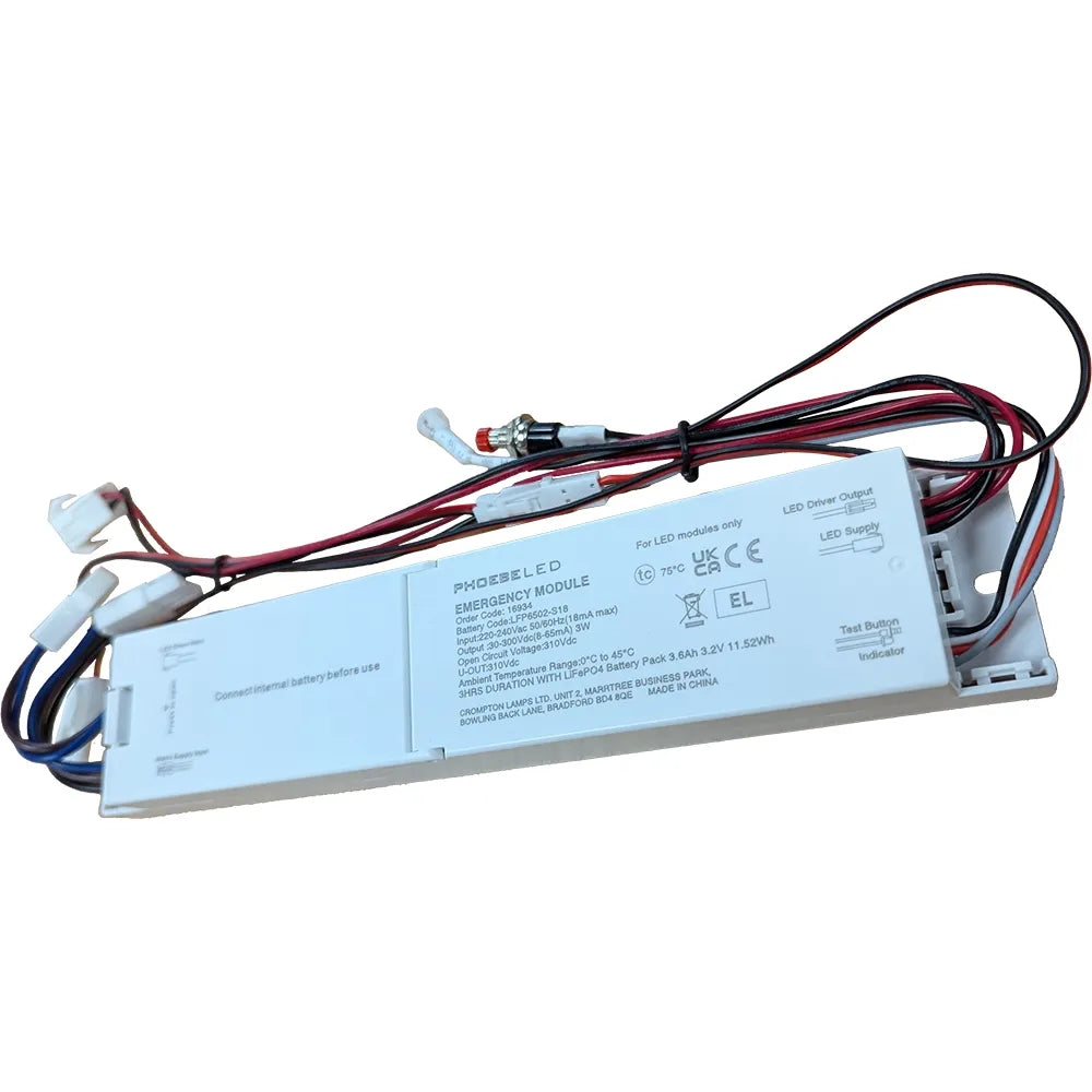 Crompton Lamps 16934 Plug & Play Emergency Driver for Oracle Plus/Lyko ...