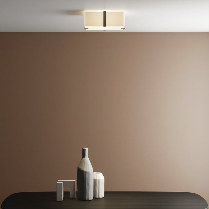 Astro Lighting 5042008 Elba Square 350 Putty Fabric Ceiling Shade