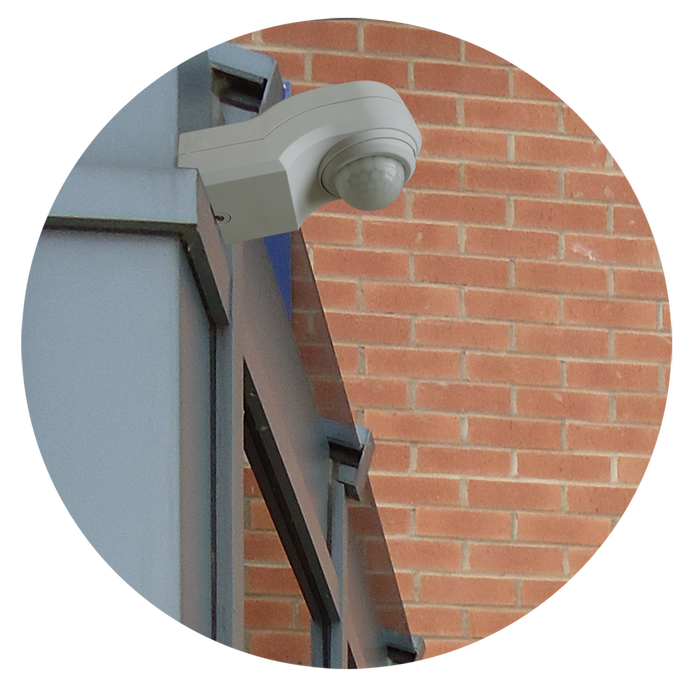 Eterna EX360PIRWH IP44 external 360° PIR detector