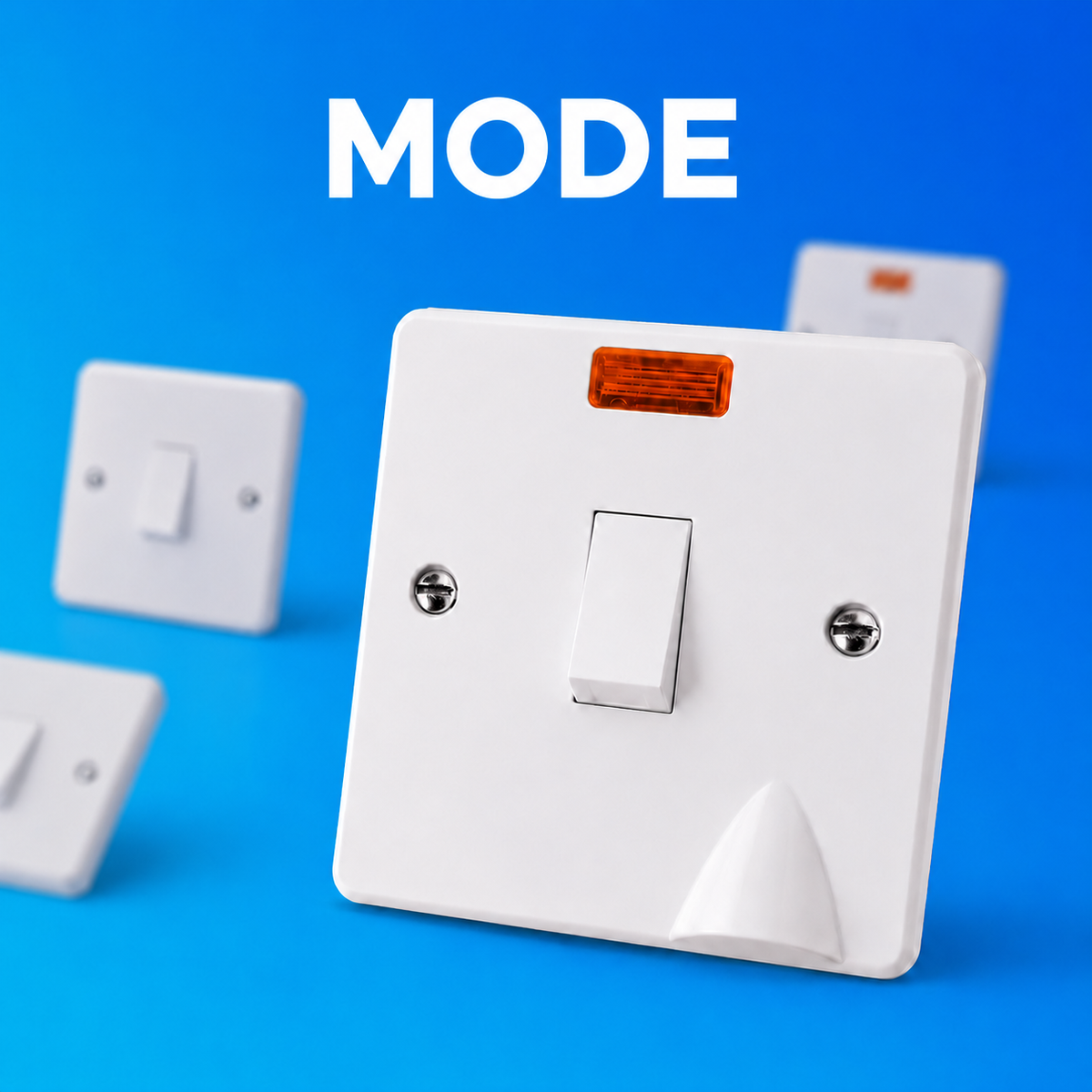 Click Scolmore Mode contemporary white switches, sockets and wiring accessories