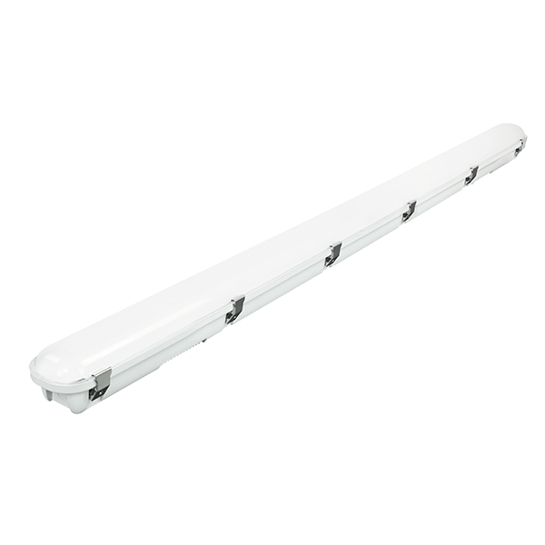 Ovia OV80181MWEM 34W 1800mm Linear LED Utility Luminaire With Microwave Sensor & Emergency CW IP65