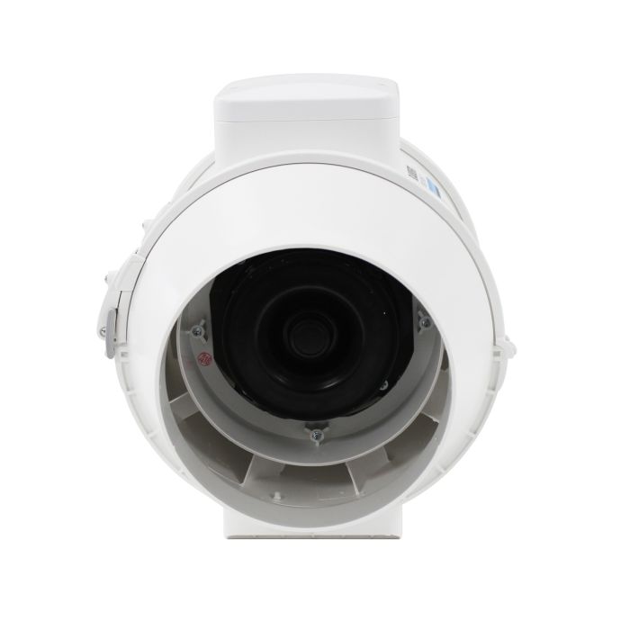 Blauberg TURBO-E-100-T In-line Mixed Flow Extractor Fan with Run-on Timer- 100mm
