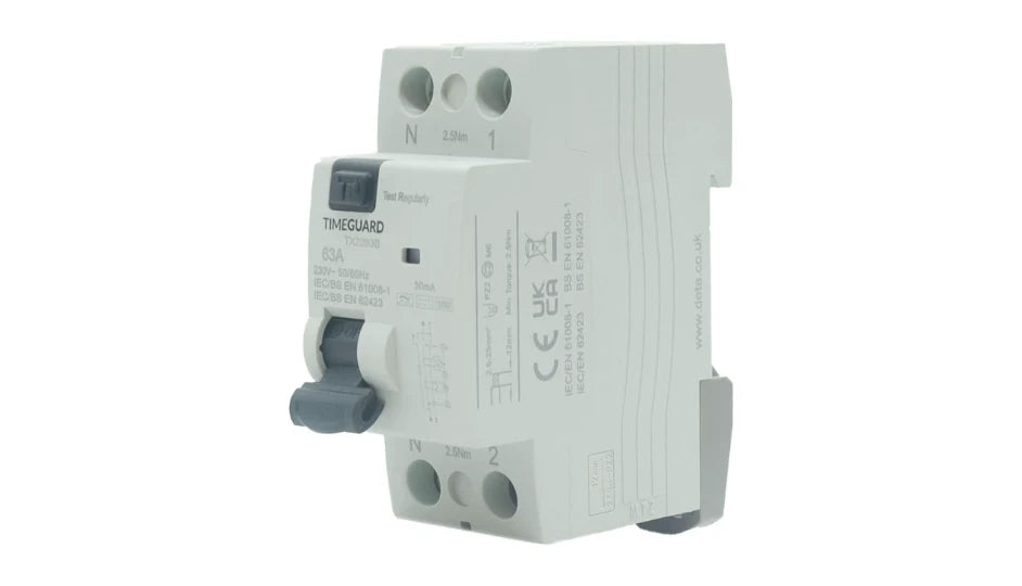 Timeguard TX2263B 63A 30mA Type B RCD