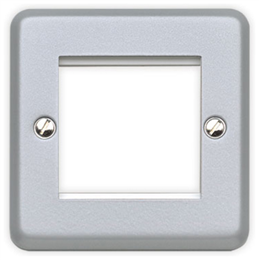 MK Metalclad K182ALM Frontplate Euro 2 Module
