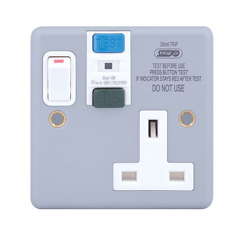 Single Rcd SelectRic LG9099MB-RCD 1 Gang 13 Amp RCD Socket DP – Passive/Latching ...
