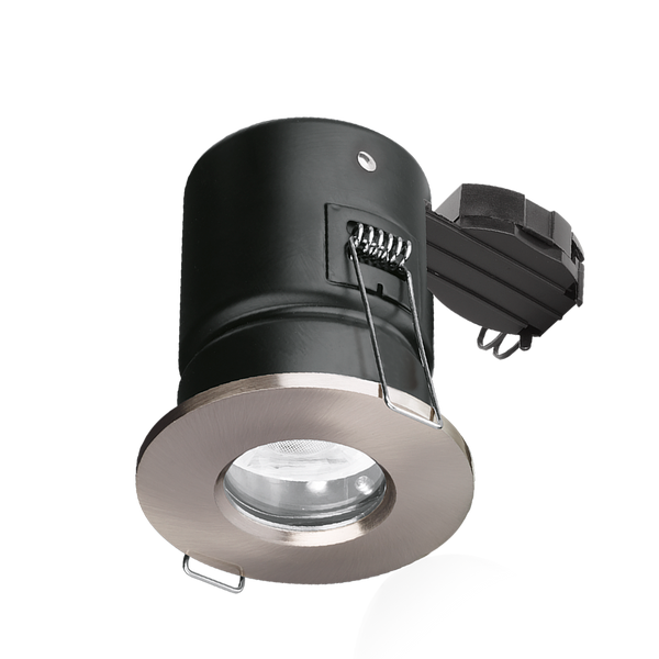 Aurora EN-FD103SN Fixed IP65 EFD™ Fire Rated Downlight – Satin Nickel