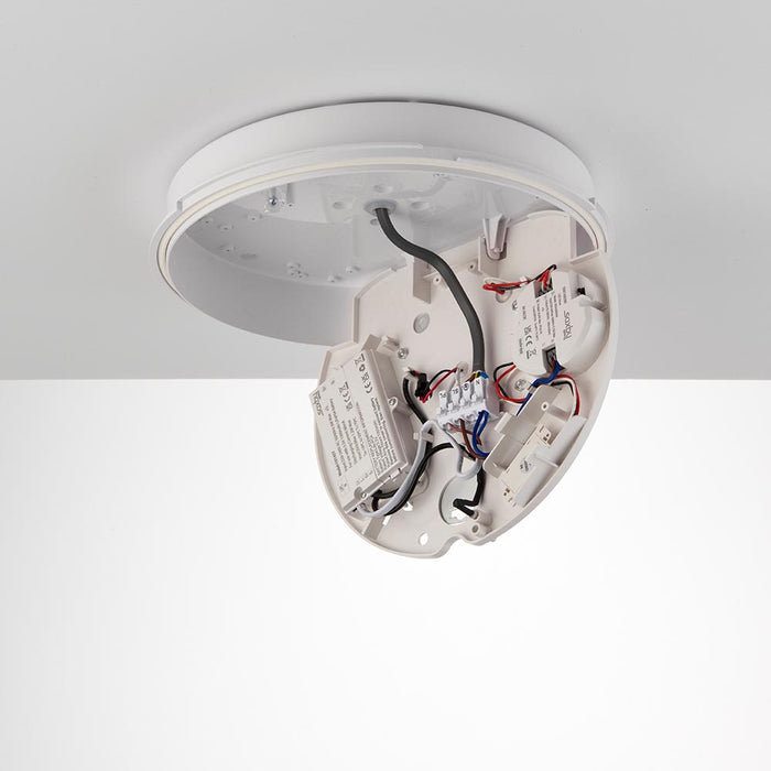 Saxby 103937 HeroPRO Mini CCT Tri Wattage Microwave Sensor & Emergency Bulkhead