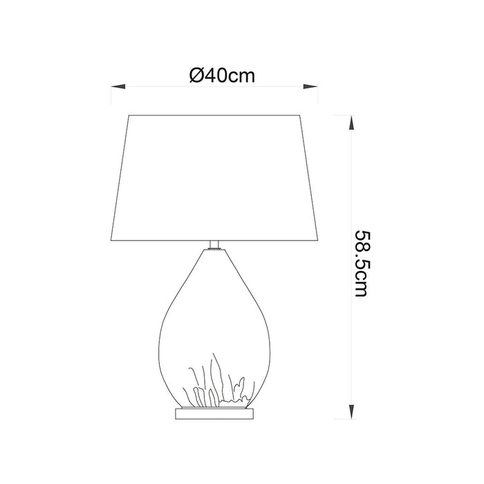 Endon Lighting 99964 Kew - Twin Pack Table