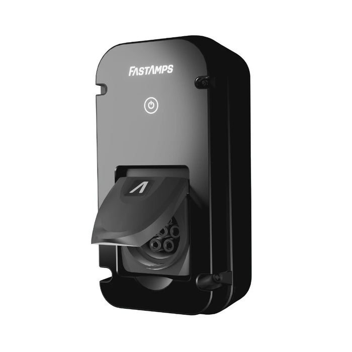 FastAmps A7-4-SBL Alpha7 Gen4 EV Charger 7.4kW Socket Black