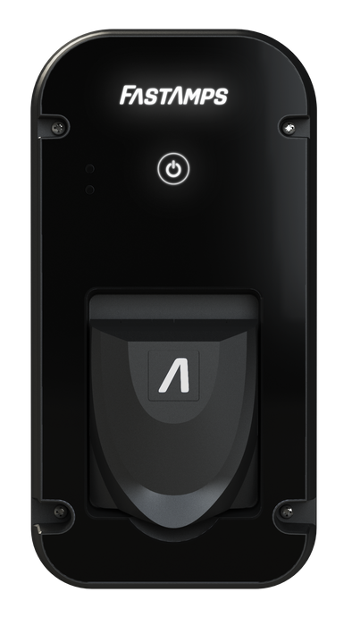 FastAmps A7-4-SBL Alpha7 Gen4 EV Charger 7.4kW Socket Black
