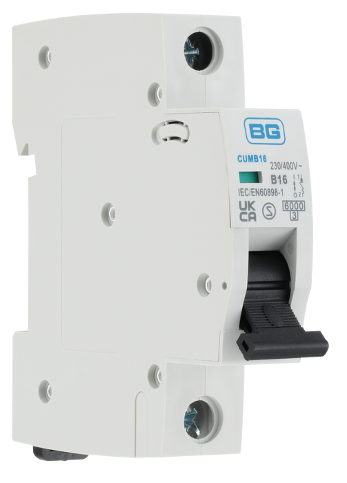 BG CUMB16 Bidirectional 16A, B Curve, MCB, Single Pole, 6kA,1 module