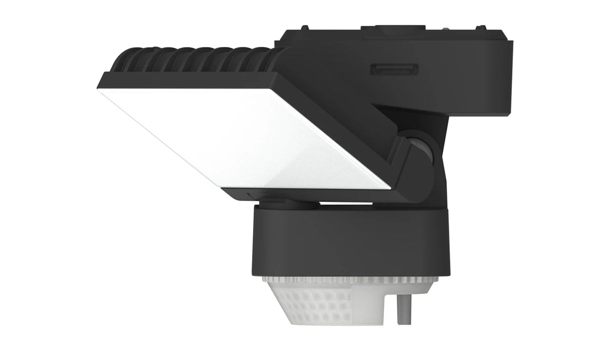 BrackenHeath BR3553 iSpot Swivel Floodlight IP65 with PIR Twin 220-240V Black