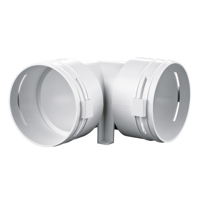 Blauberg RB 90 BlauFast 90mm 90 Degree Elbow Bend for MVHR Semi Rigid Radial Duct System