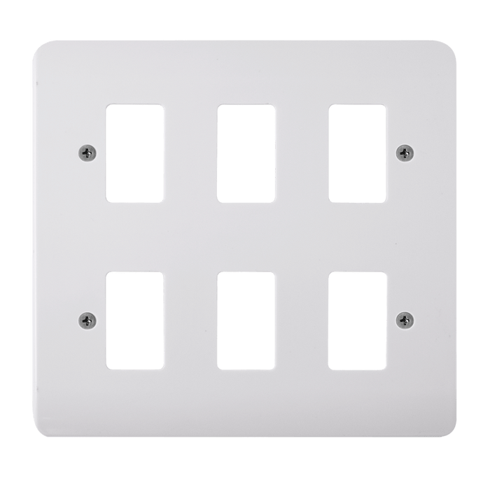 Click Scolmore GridPro CMA20506 6 Gang Frontplate