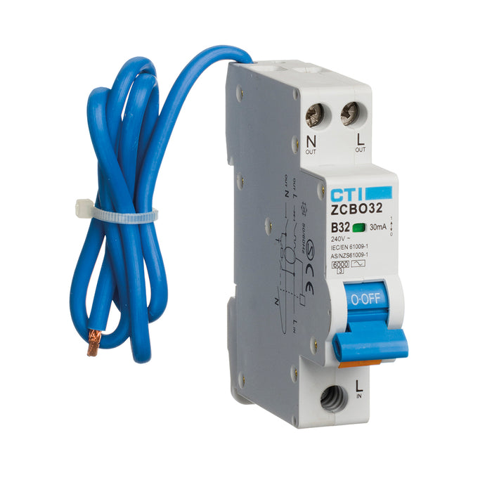 Red Arrow ZCBO32/M/A CTI RCBO – 30mA Type A 32A