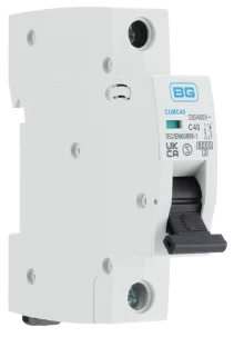 BG CUMC40 Single Pole, 6kA, 40A, 1 Module MCB