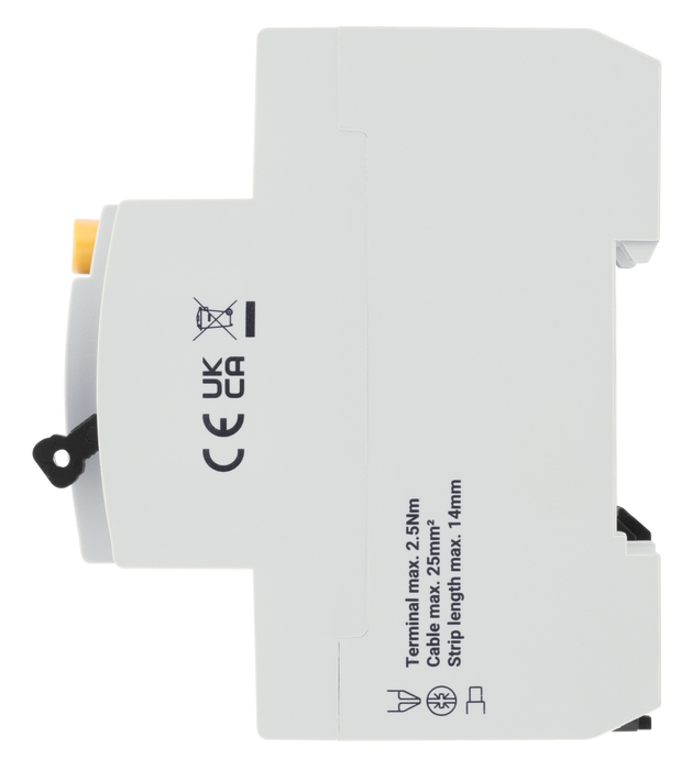 BG CUR6330BN Type B, Bidirectional RCD, Double Pole, 63A, 30mA, 2 Module