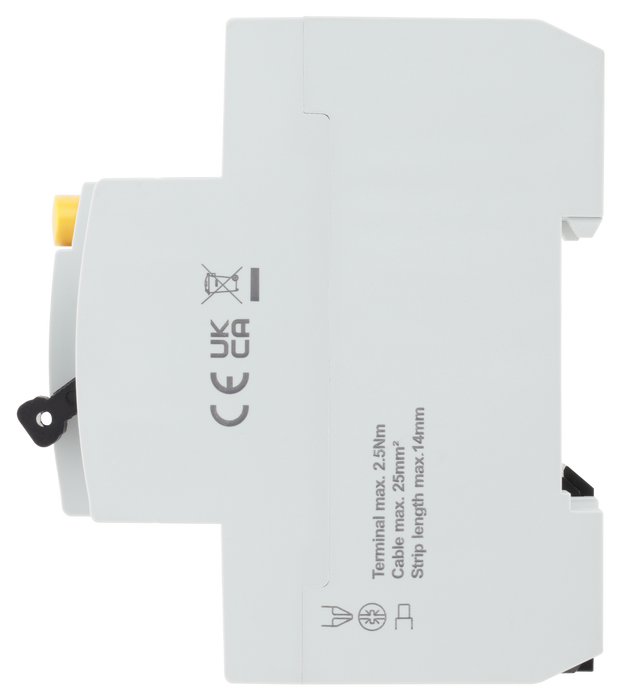 BG CUR8030A Type A, Bidirectional RCD, Double Pole, 80A, 30mA, 2 module