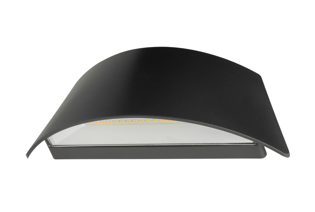 Robus CURVERA 2x3W LED Up Down Wall Light IP65 Black 3000K | RCV0630-04 ...