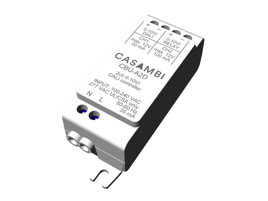 Casambi CBU-A2D Bluetooth 2-Channel 0-10V DALI Controller UK for LED