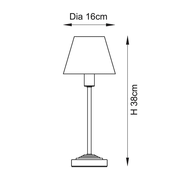 Endon Lighting 121014 Rise & Ikat 16cm Table